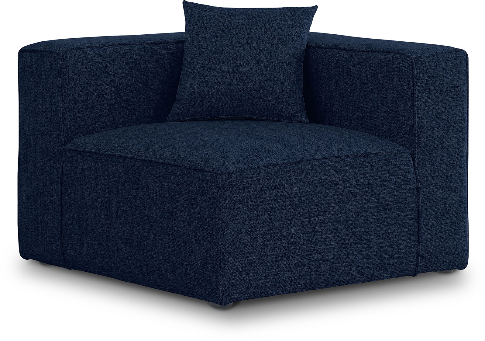 Cube - Linen Corner Chair - Urban Living Furniture (Los Angeles, CA)