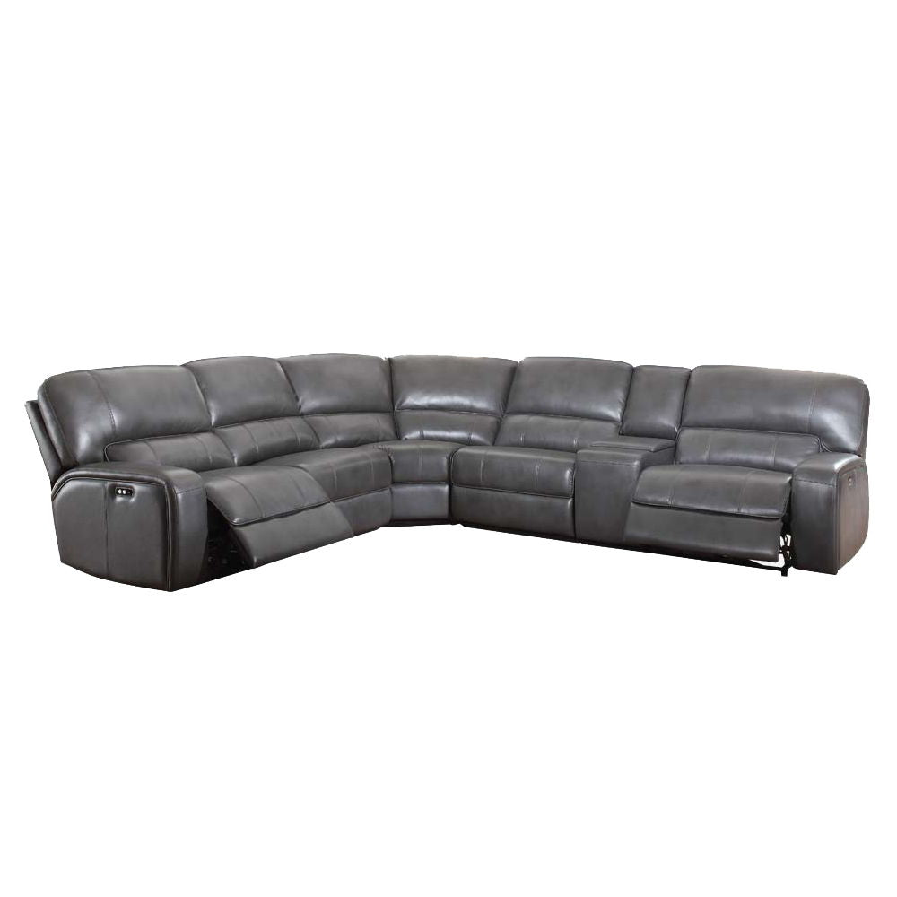 Saul - Power Motion Sectional Sofa - Gray - Urban Living Furniture (Los Angeles, CA)