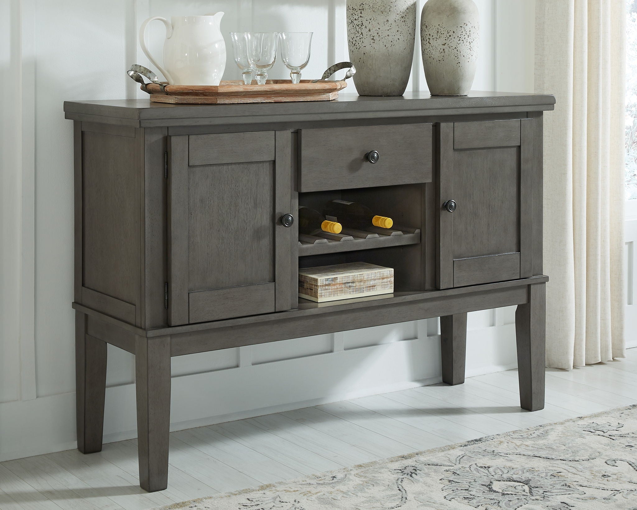 Hallanden - Gray - Dining Room Server - Urban Living Furniture (Los Angeles, CA)