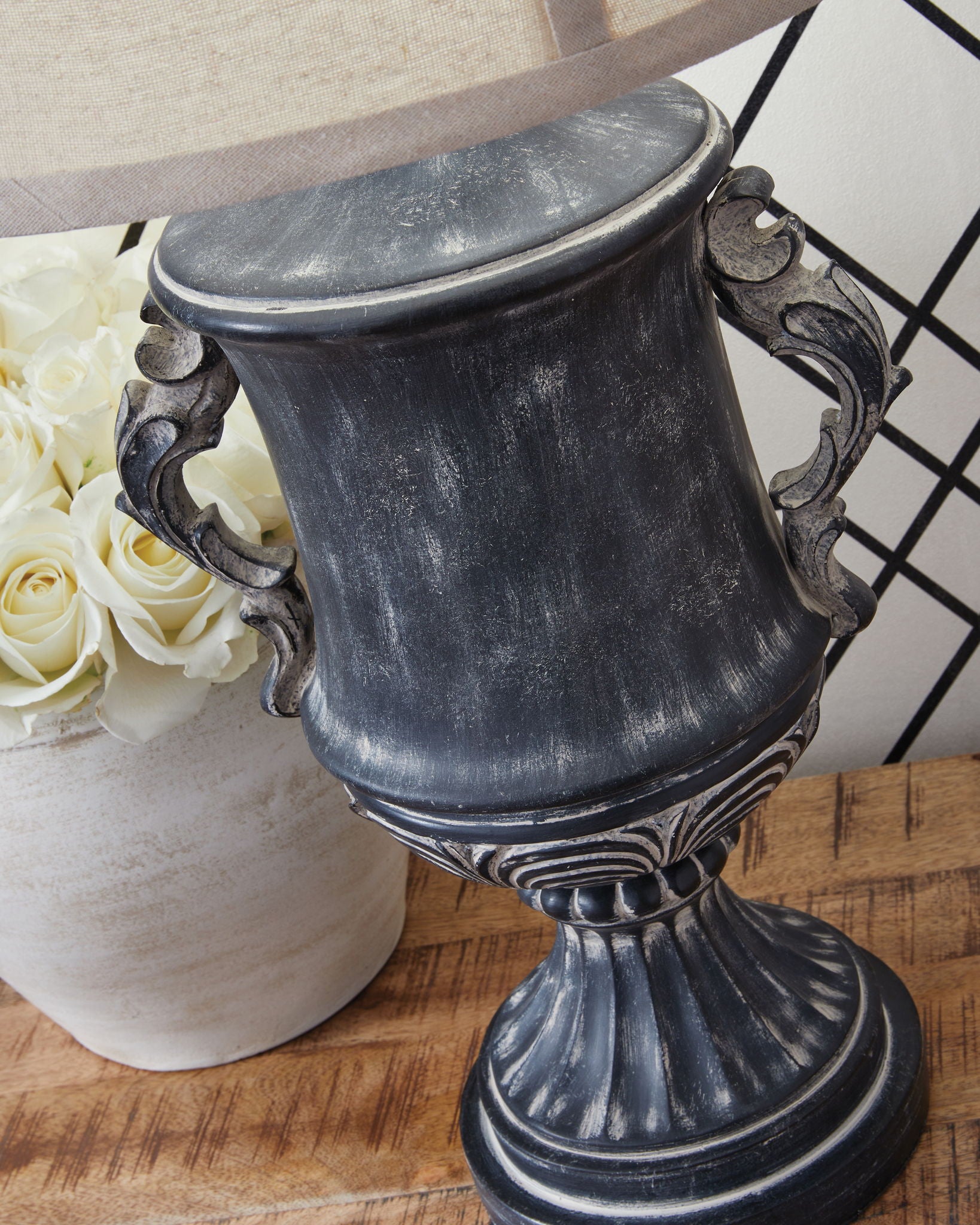 Morvanford - Antique Black - Poly Table Lamp - Urban Living Furniture (Los Angeles, CA)