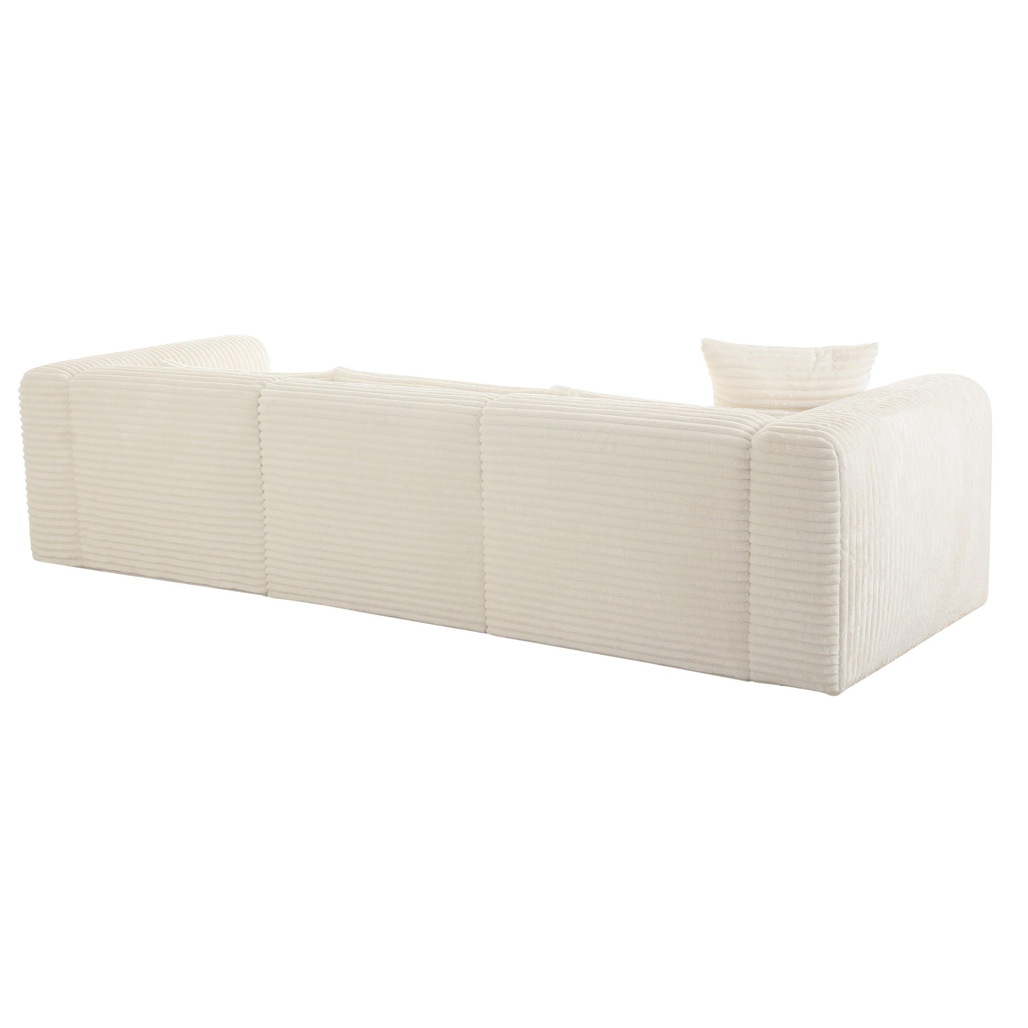 Tarra - Fluffy Oversized Corduroy Modular Sectional - Urban Living Furniture (Los Angeles, CA)