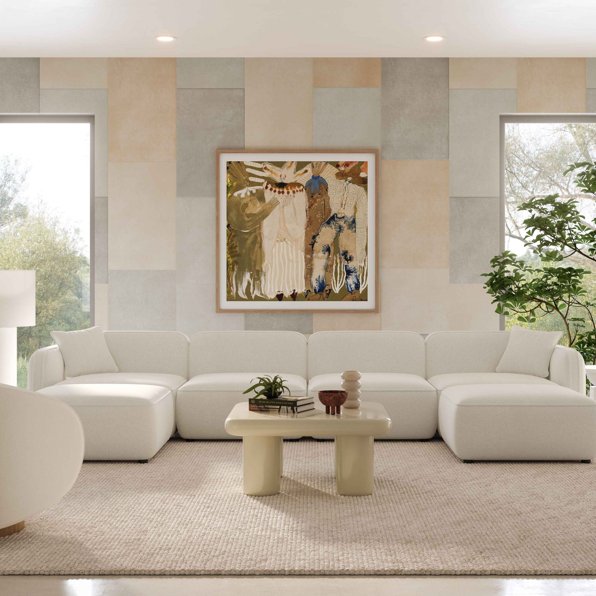 Travie - 6-Piece Modular U-Sectional