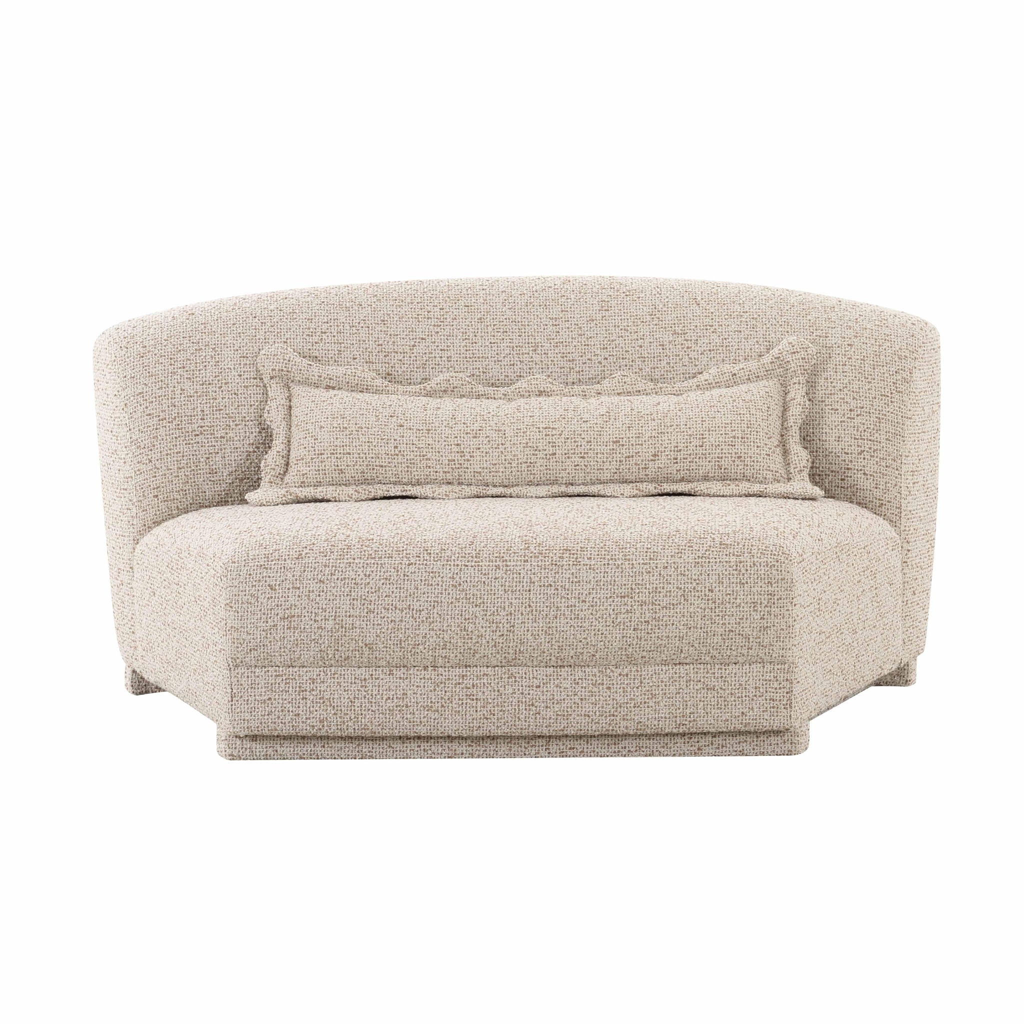 Marion - Textured Boucle Armless Loveseat - Two-Tone - Urban Living Furniture (Los Angeles, CA)
