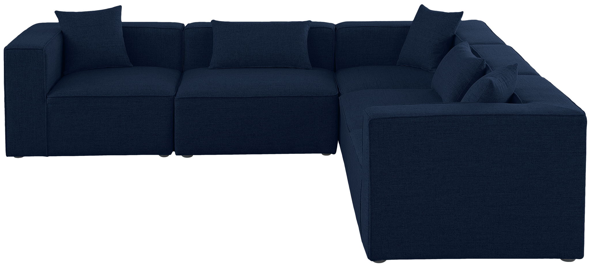 Cube - Linen 5 Piece Modular Corner Sectional - Urban Living Furniture (Los Angeles, CA)