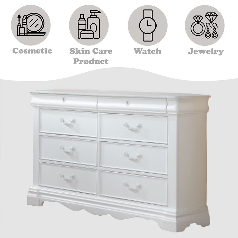 Estrella - Dresser - White - Urban Living Furniture (Los Angeles, CA)