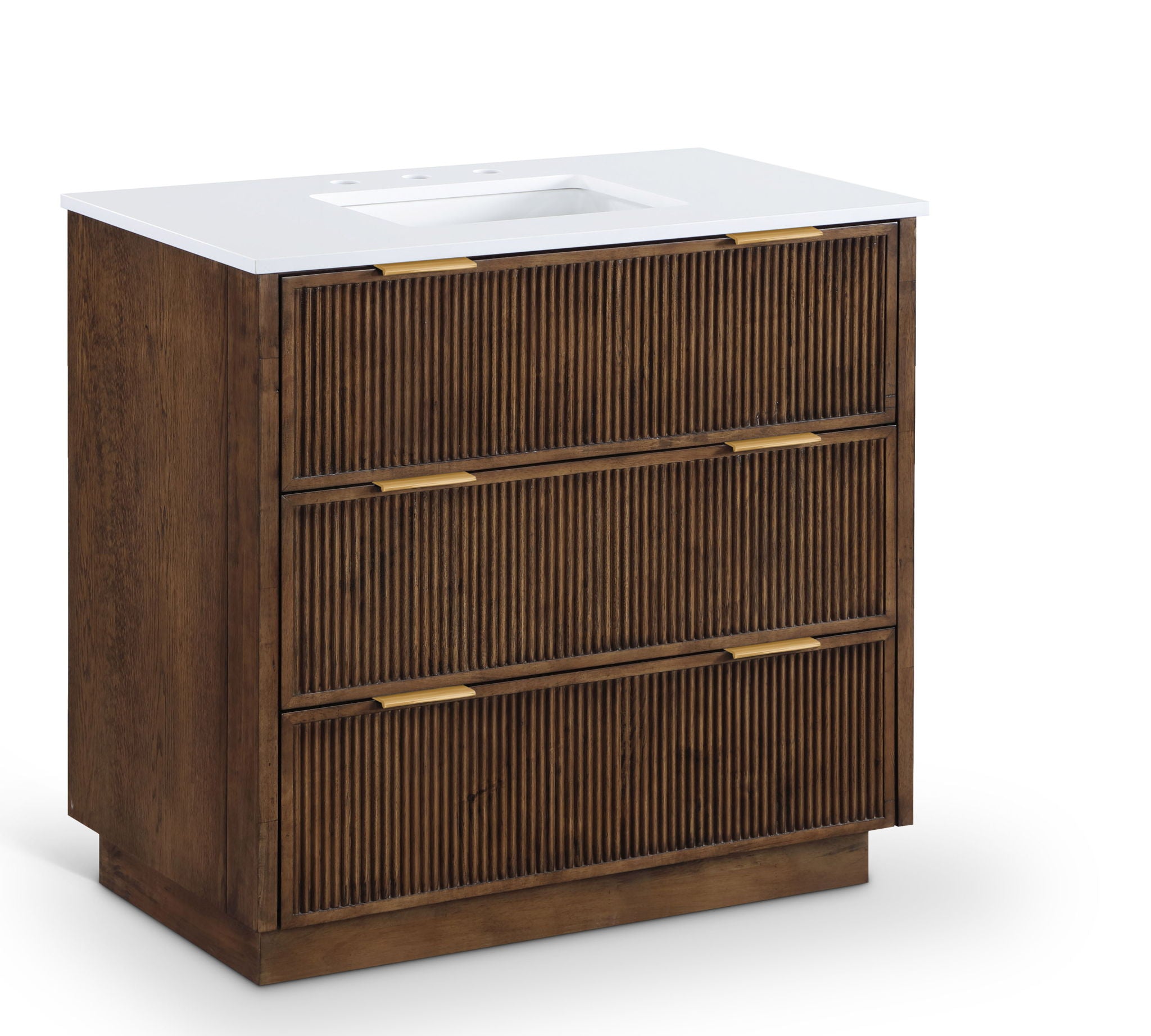 Willard - Engineered Stone And Solid Wood Bathroom Vanity - Urban Living Furniture (Los Angeles, CA)