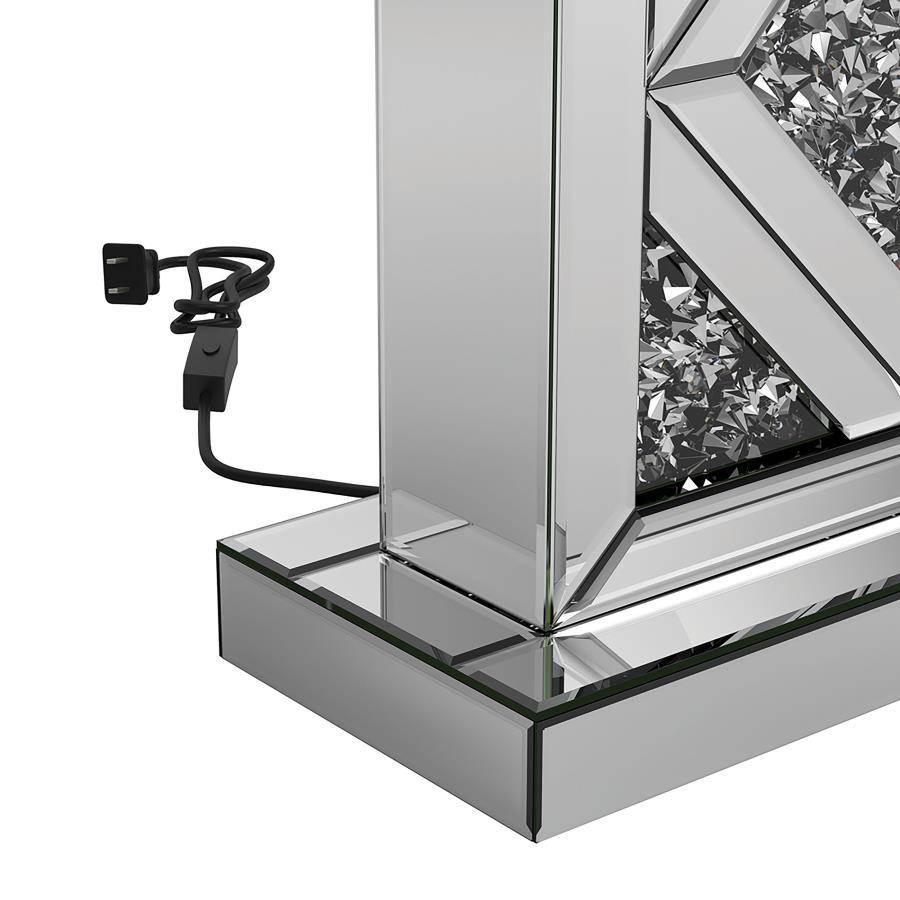 Carmen - Table Lamp Base, Box 1 of 2 - Silver - Urban Living Furniture (Los Angeles, CA)