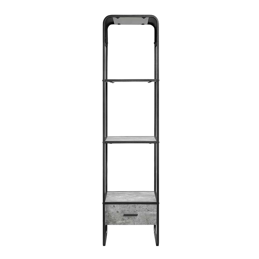 Raziela - Side Pier - Concrete Gray & Black Finish - Urban Living Furniture (Los Angeles, CA)