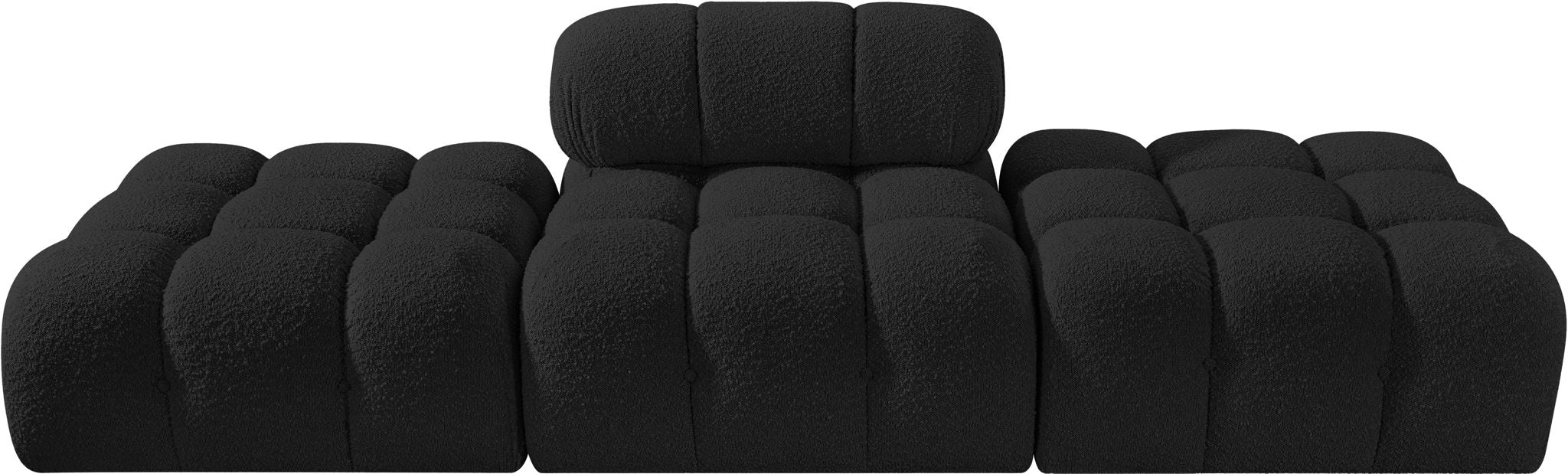 Ames - 3 Piece Boucle Upholstered Modular Sofa With 2 Backless Seats - Urban Living Furniture (Los Angeles, CA)