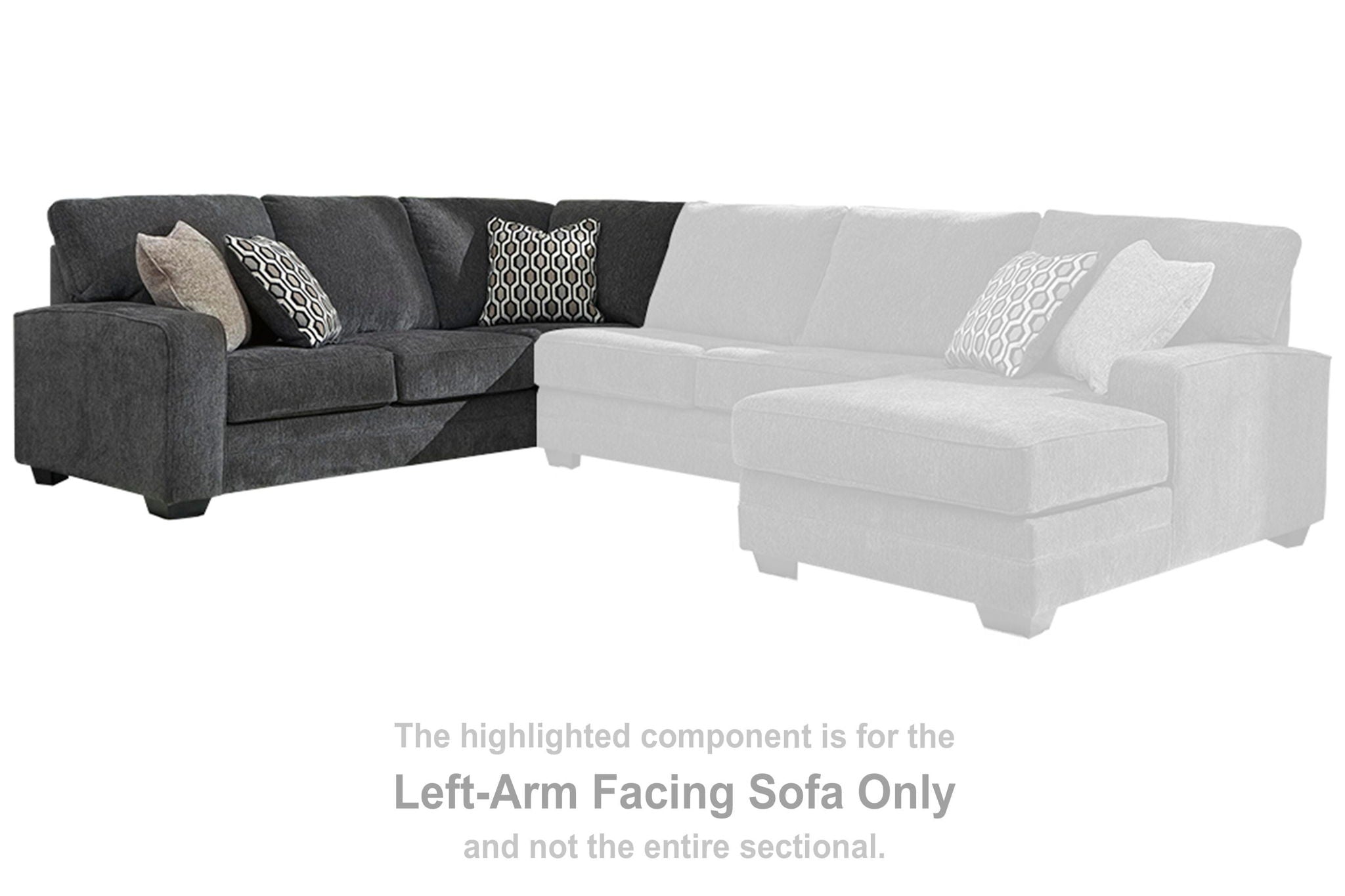 Tracling - LAF Sofa w/Corner Wedge - Slate - Urban Living Furniture (Los Angeles, CA)