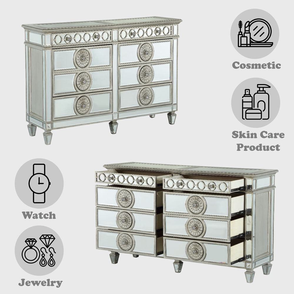 Varian - Dresser - Mirrored - Urban Living Furniture (Los Angeles, CA)