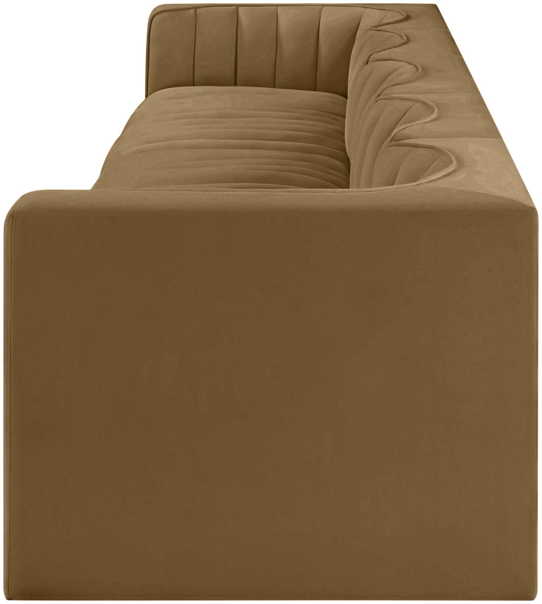 Rummi - Velvet Performance Fabric Upholstered 5 Piece Modular Sofa - Urban Living Furniture (Los Angeles, CA)
