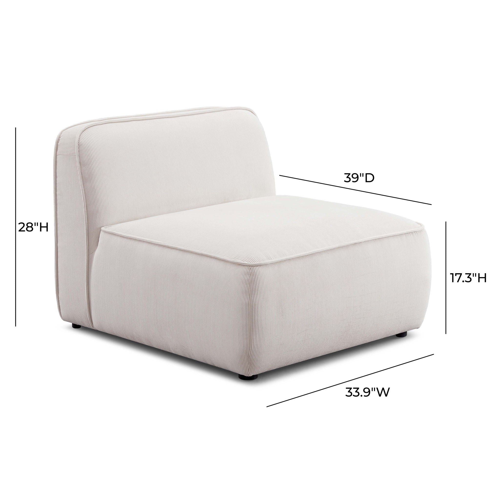 Travie - Armless Chair - Urban Living Furniture (Los Angeles, CA)