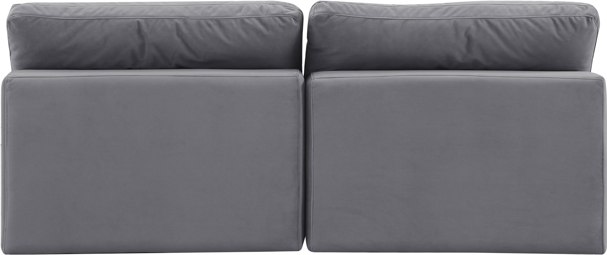 Comfy - Velvet Modular Armless Sofa 2 Seats - Urban Living Furniture (Los Angeles, CA)