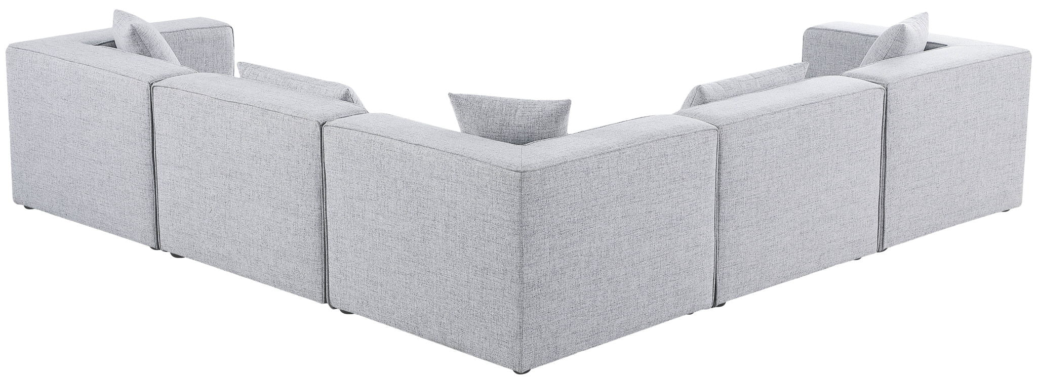 Cube - Linen 5 Piece Modular Corner Sectional - Urban Living Furniture (Los Angeles, CA)