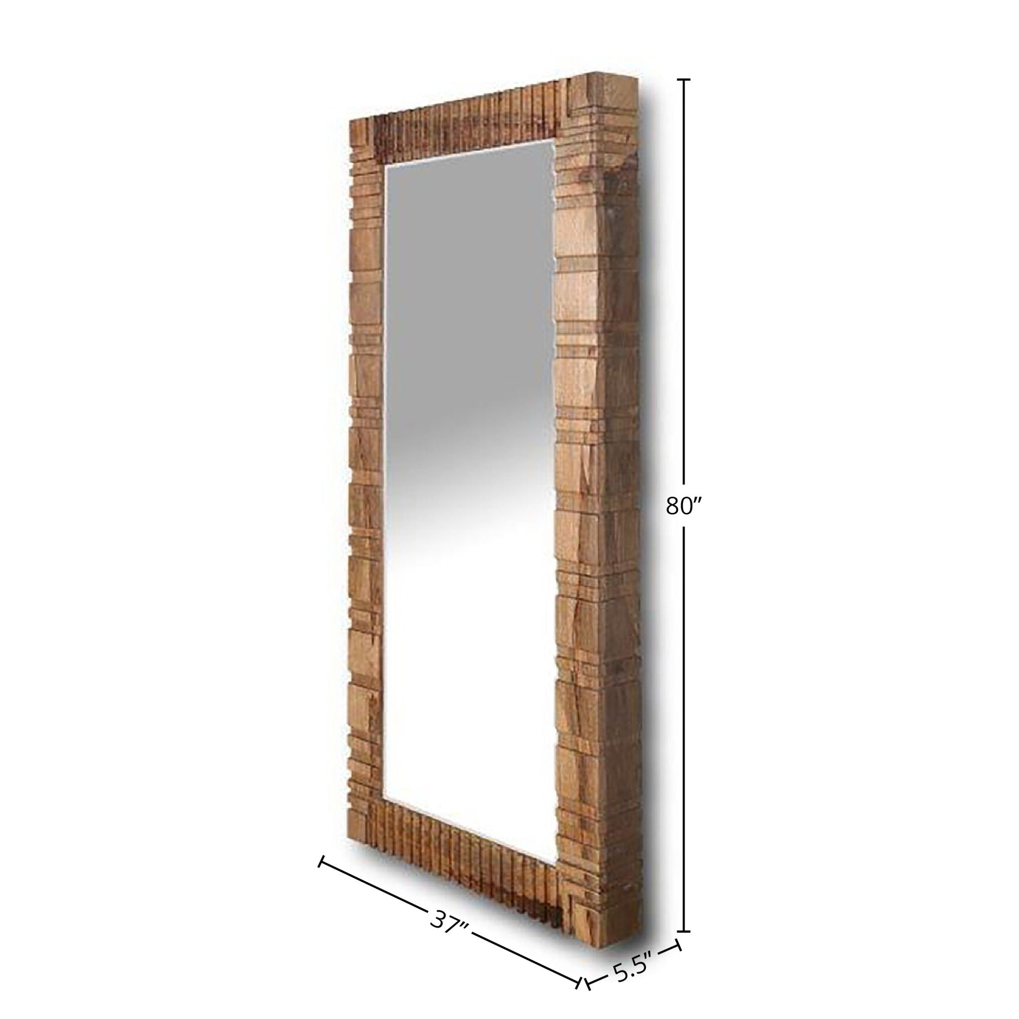 Crossings Downtown - Floor Mirror - Amber - Urban Living Furniture (Los Angeles, CA)
