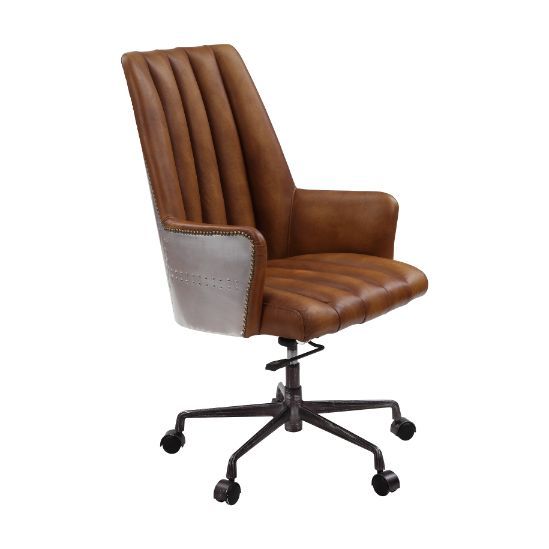 Salvol - Office Chair - Sahara Leather & Aluminum - Urban Living Furniture (Los Angeles, CA)
