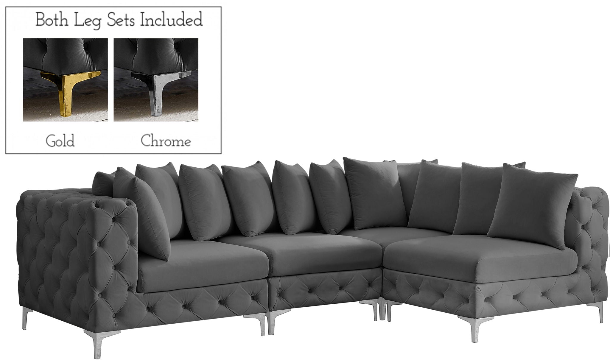 Tremblay - 4 Piece Modular Sectional - Urban Living Furniture (Los Angeles, CA)