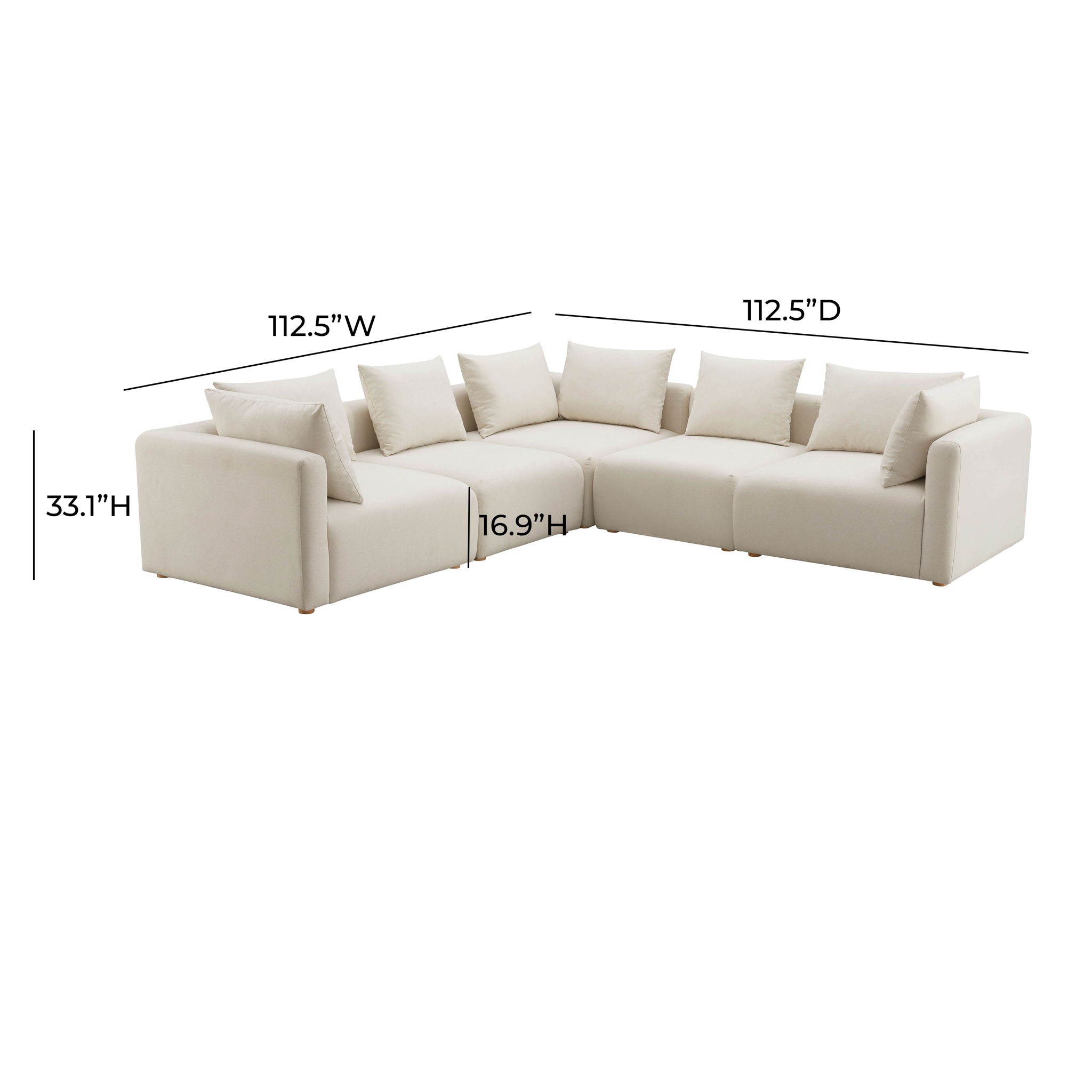Hangover - Linen Sectional - Urban Living Furniture (Los Angeles, CA)