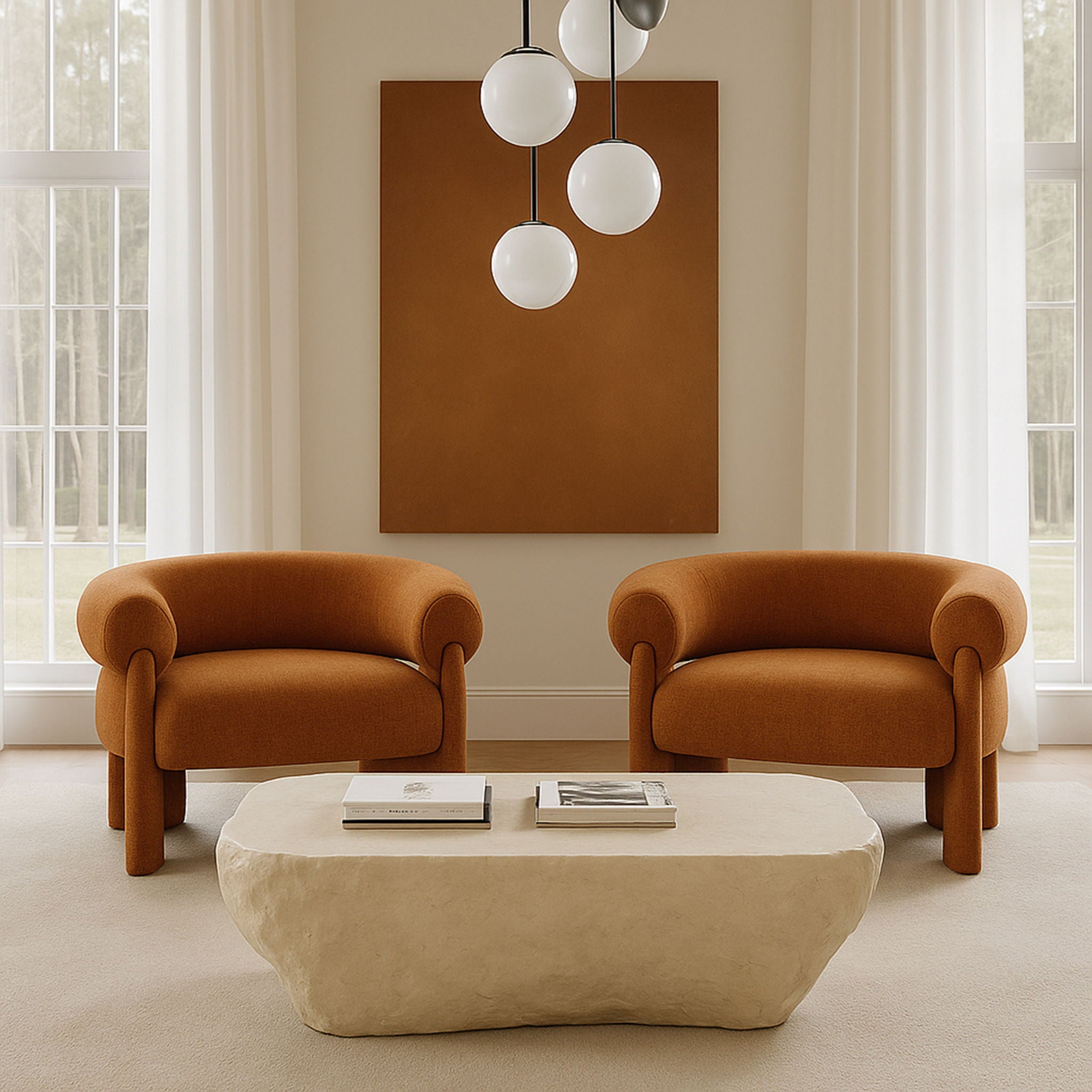 Rockford - Concrete Coffee Table - Beige - Urban Living Furniture (Los Angeles, CA)