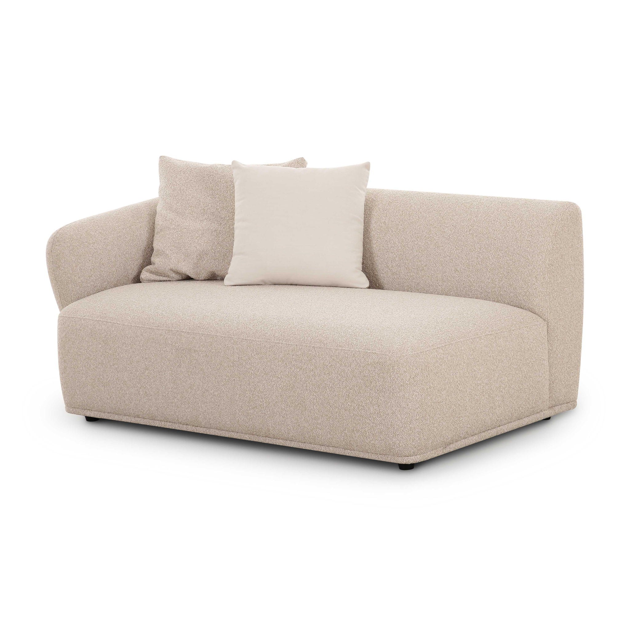 Sylvie - Left Arm 2-Seater Loveseat - Cream - Urban Living Furniture (Los Angeles, CA)