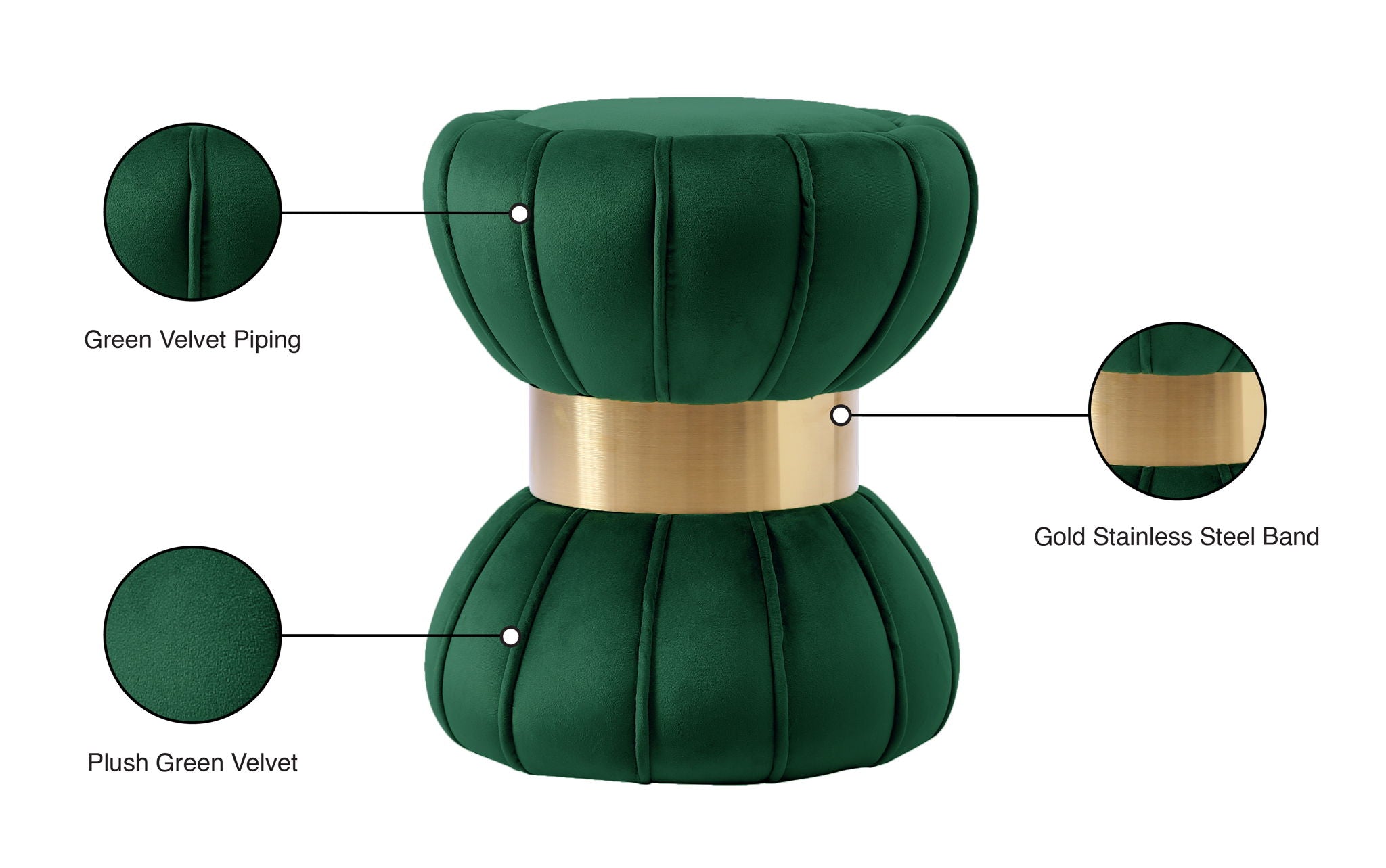 Vino - Stool Ottoman - Urban Living Furniture (Los Angeles, CA)
