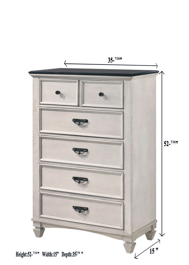 Sawyer - Chest - Antique White - Urban Living Furniture (Los Angeles, CA)