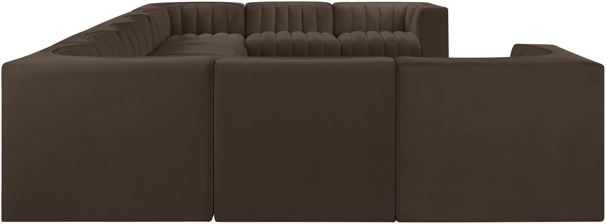 Rummi - Velvet Performance Fabric Upholstered 10 Piece Modular Sectional - Urban Living Furniture (Los Angeles, CA)
