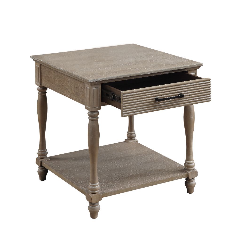 Ariolo - End Table - Antique White - Urban Living Furniture (Los Angeles, CA)