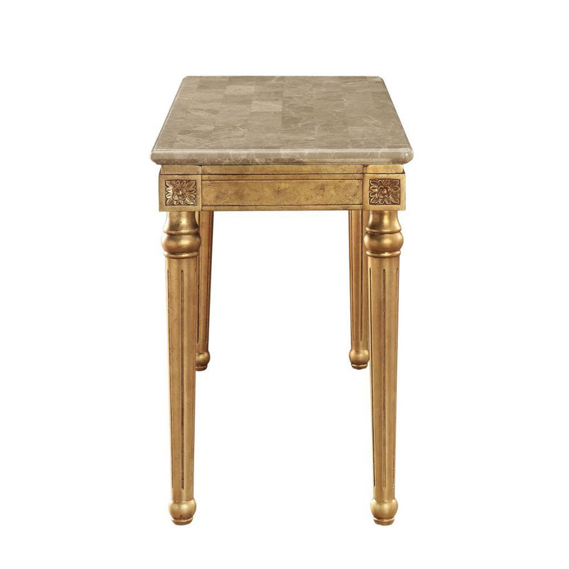 Daesha - Accent Table - Marble & Antique Gold - Urban Living Furniture (Los Angeles, CA)