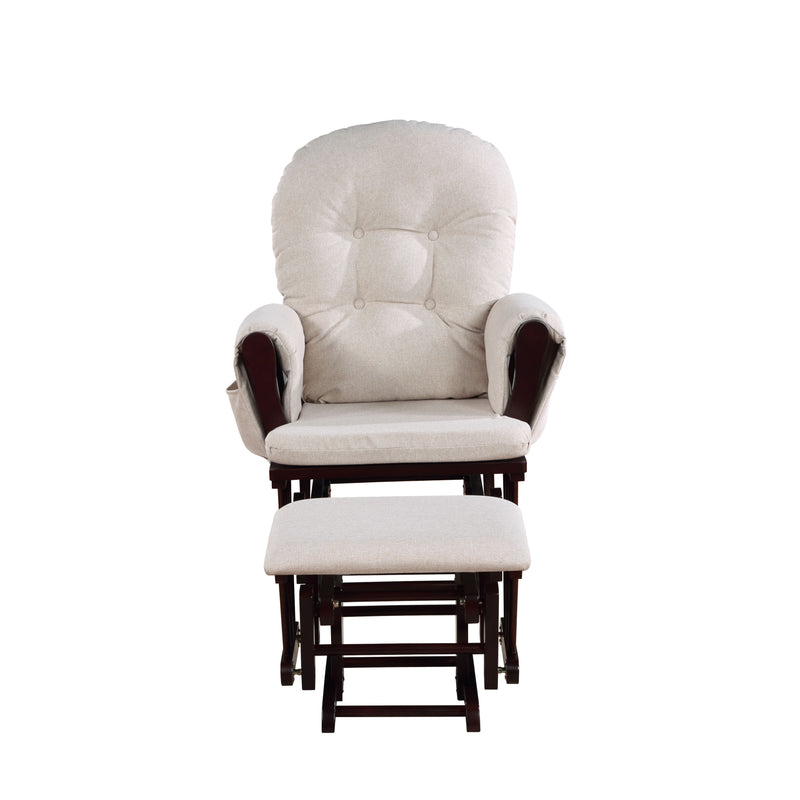 Mason - Glider And Ottoman Gray Wood - Urban Living Furniture (Los Angeles, CA)