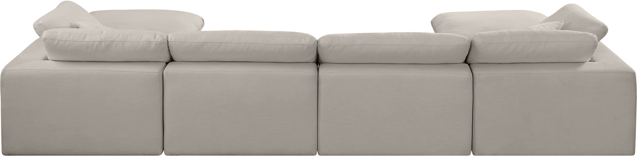 Comfy - 6 Piece Linen Modular Double Chaise Sectional - Urban Living Furniture (Los Angeles, CA)