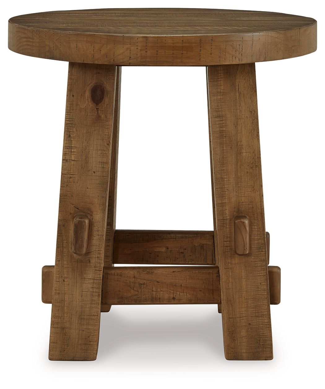 Mackifeld - Warm Brown - Round End Table - Urban Living Furniture (Los Angeles, CA)
