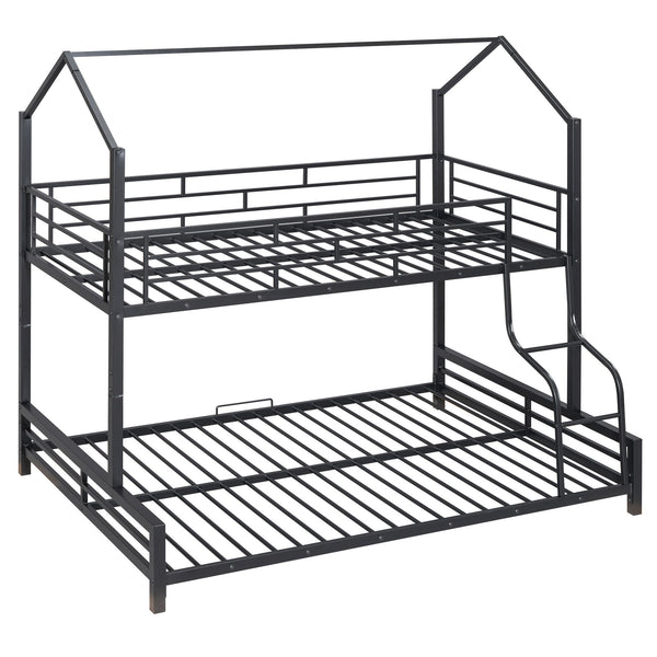 Sturdy Frame House Bunk Bed