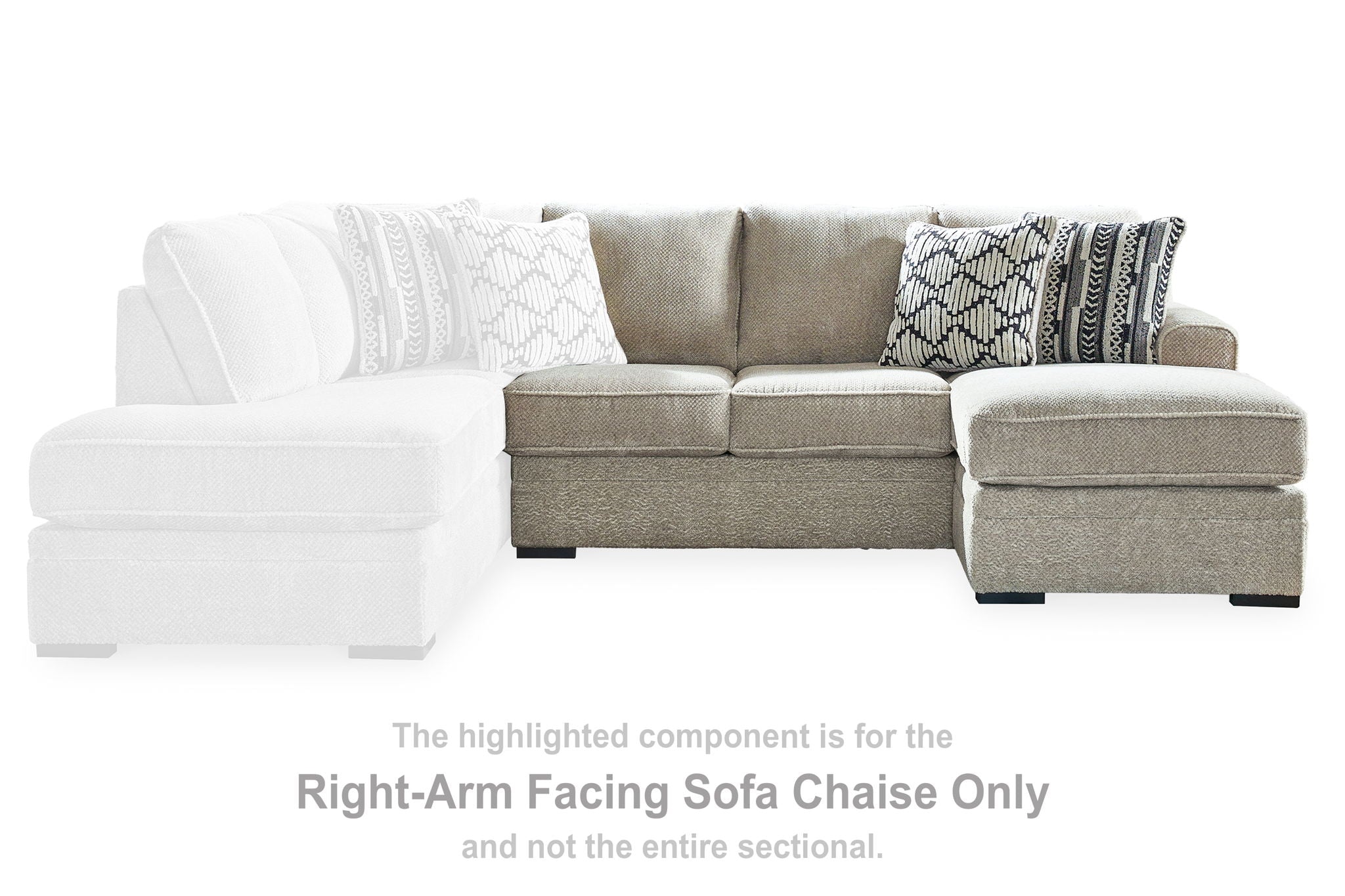 Calnita - Sisal - Raf Sofa Chaise - Urban Living Furniture (Los Angeles, CA)