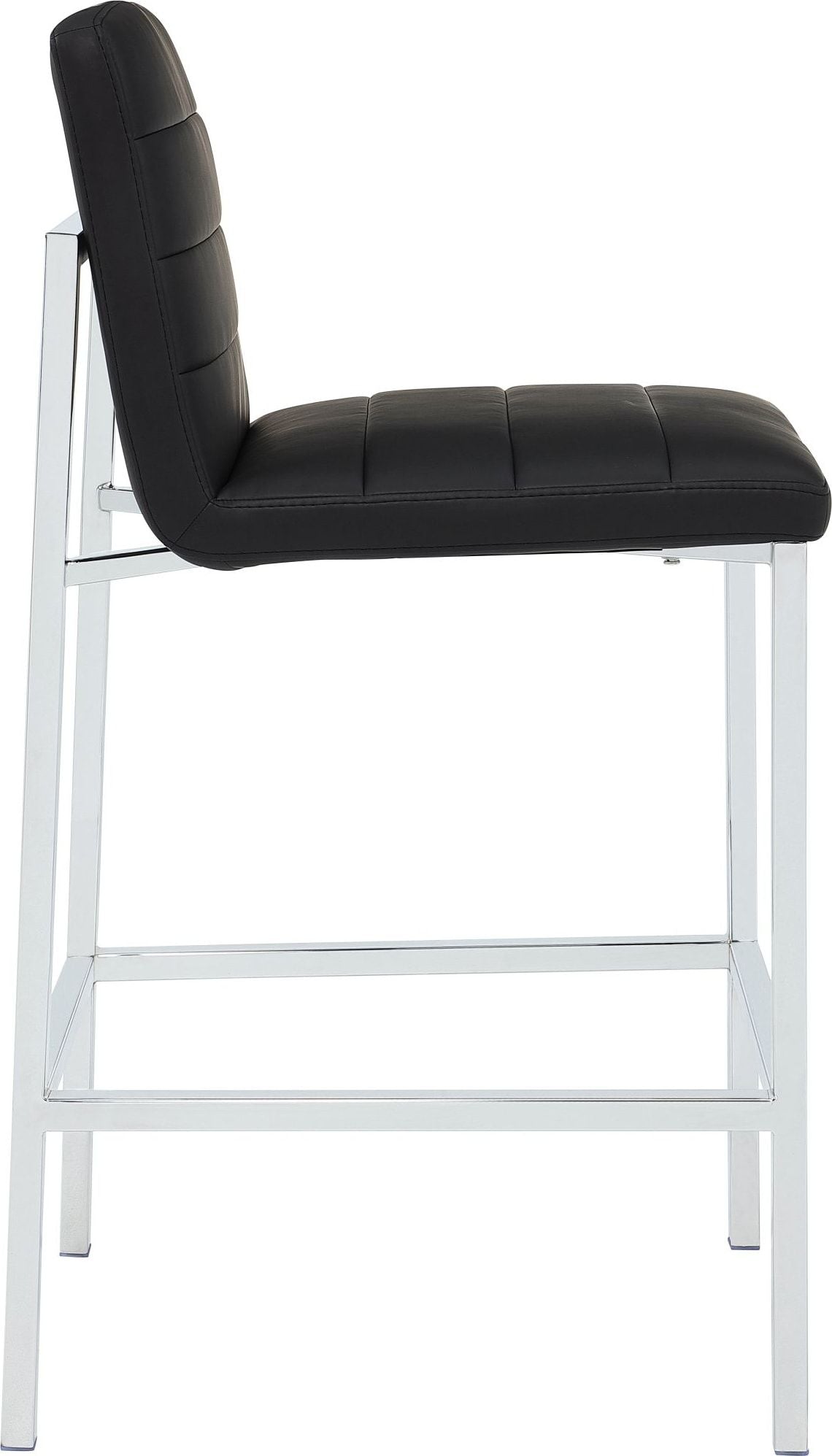 Amalfi - Metal Back Stool (Set of 2) - Soot / Chrome