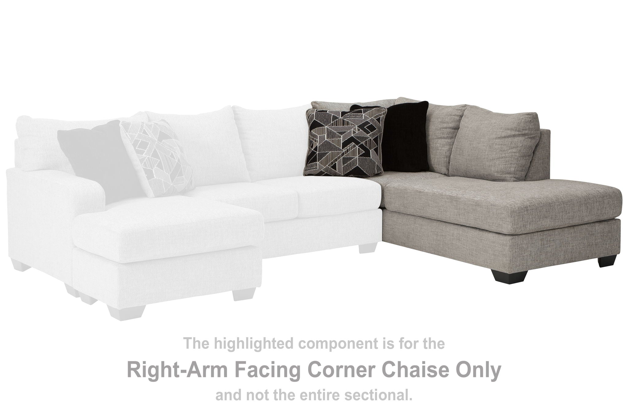 Megginson - Storm - RAF Corner Chaise - Urban Living Furniture (Los Angeles, CA)