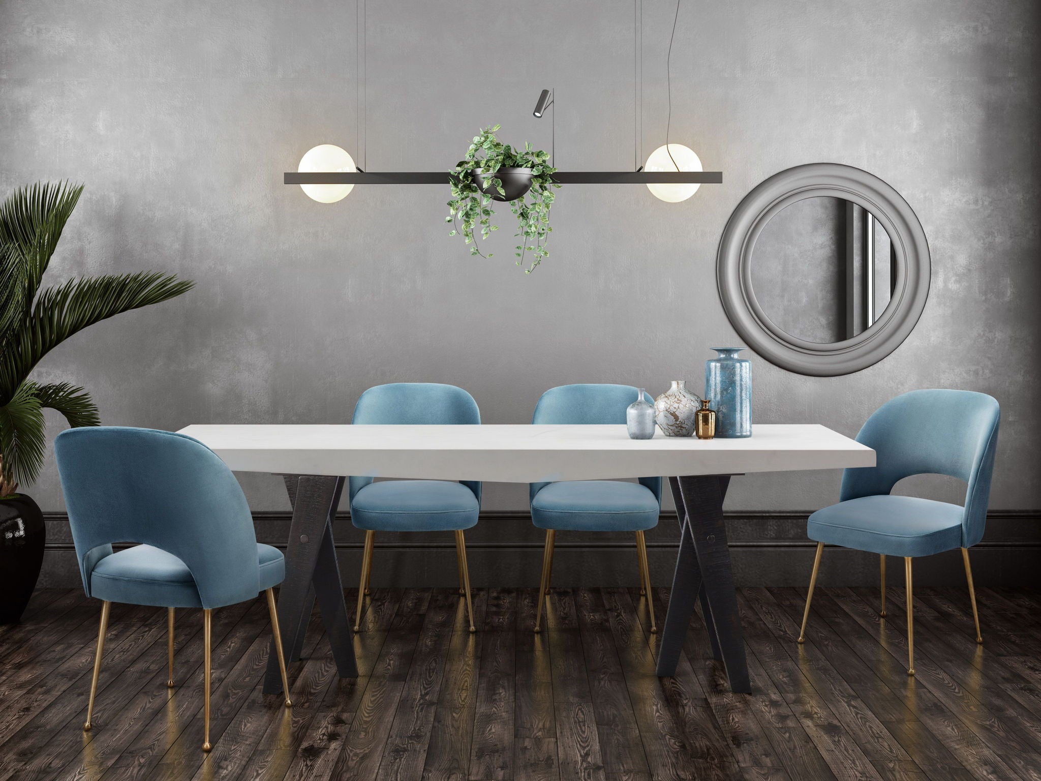 Swell - Velvet Chair - Urban Living Furniture (Los Angeles, CA)