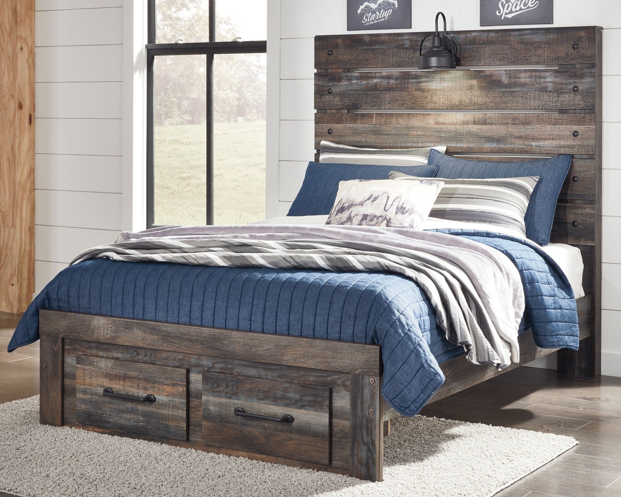 Drystan - Panel Bed - Urban Living Furniture (Los Angeles, CA)