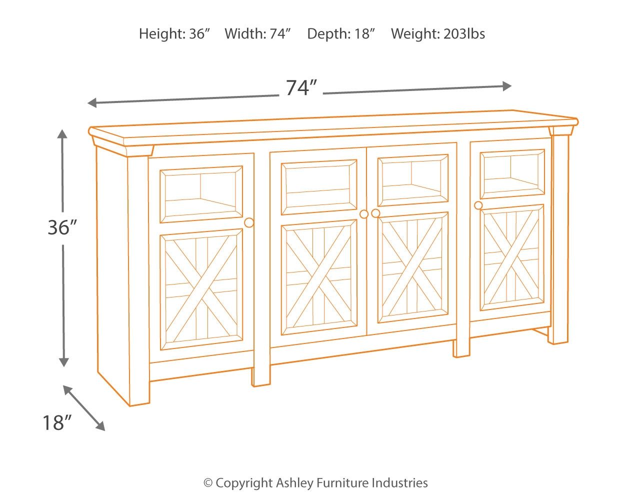 Bolanburg - TV Stand - Urban Living Furniture (Los Angeles, CA)