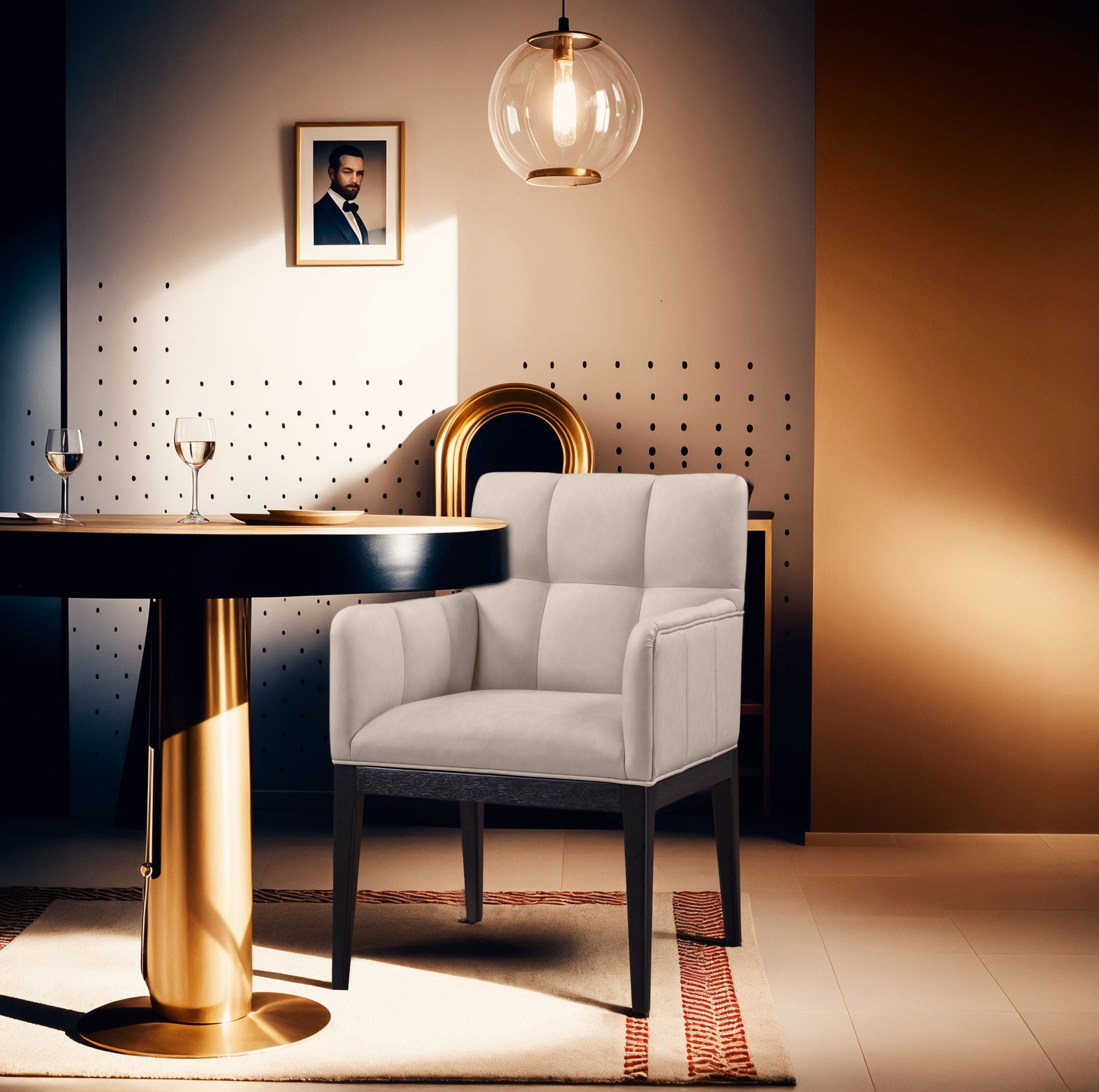 Adrian - Dining Arm Chair (Set of 2) - Black Legs - Urban Living Furniture (Los Angeles, CA)