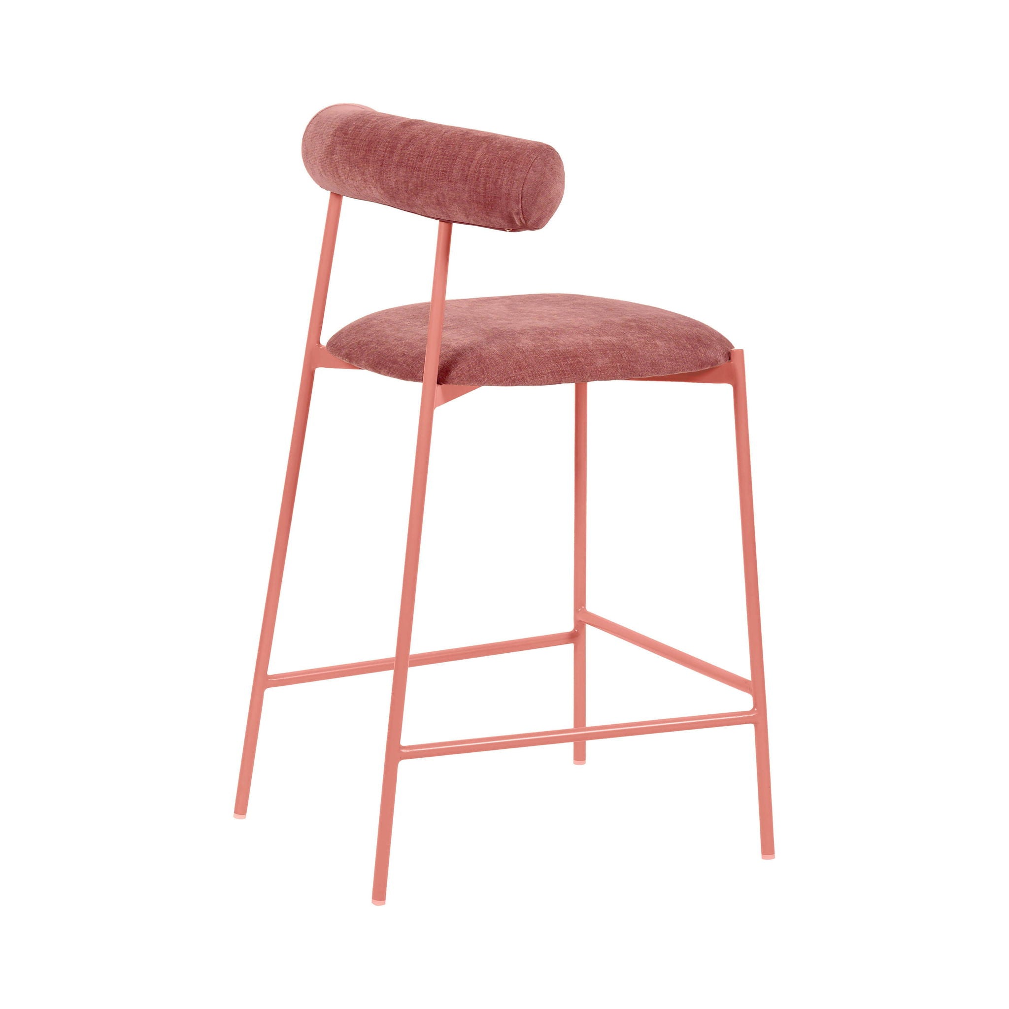 Liliana - Velvet Bar Stool - Urban Living Furniture (Los Angeles, CA)