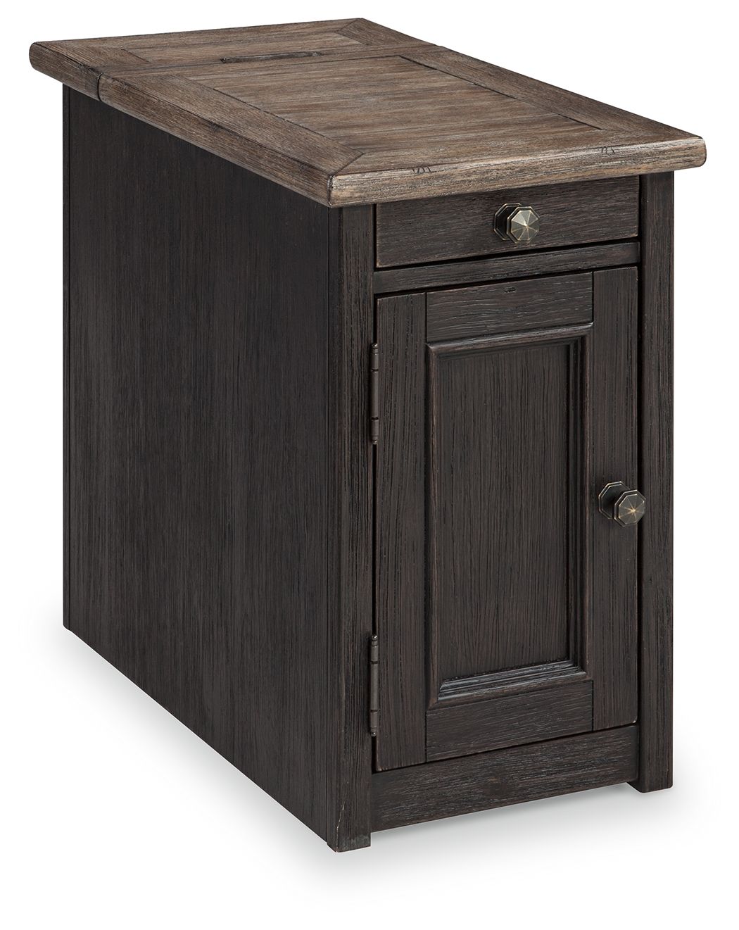 Tyler Creek - Grayish Brown / Black - Chair Side End Table - Urban Living Furniture (Los Angeles, CA)