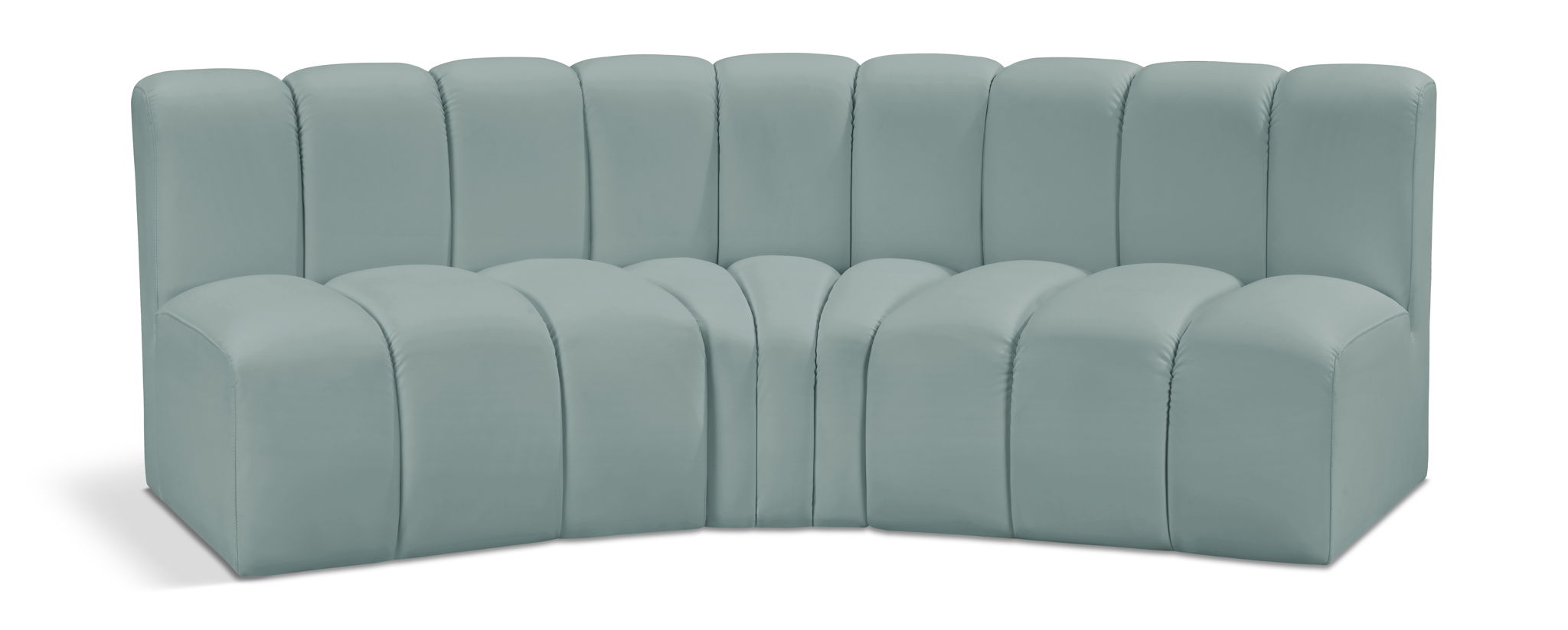 Arc - Faux Leather 3 Piece Modular Corner Sofa - Urban Living Furniture (Los Angeles, CA)