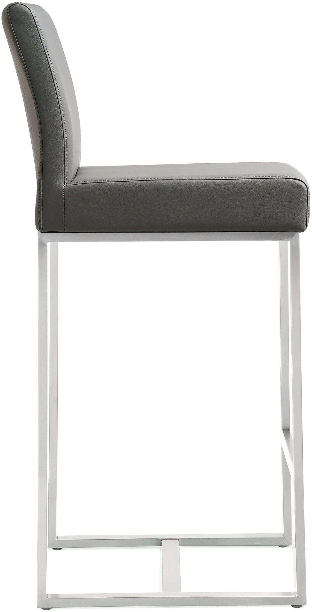 Denmark - Stainless Steel Counter Stool (Set of 2) - Urban Living Furniture (Los Angeles, CA)