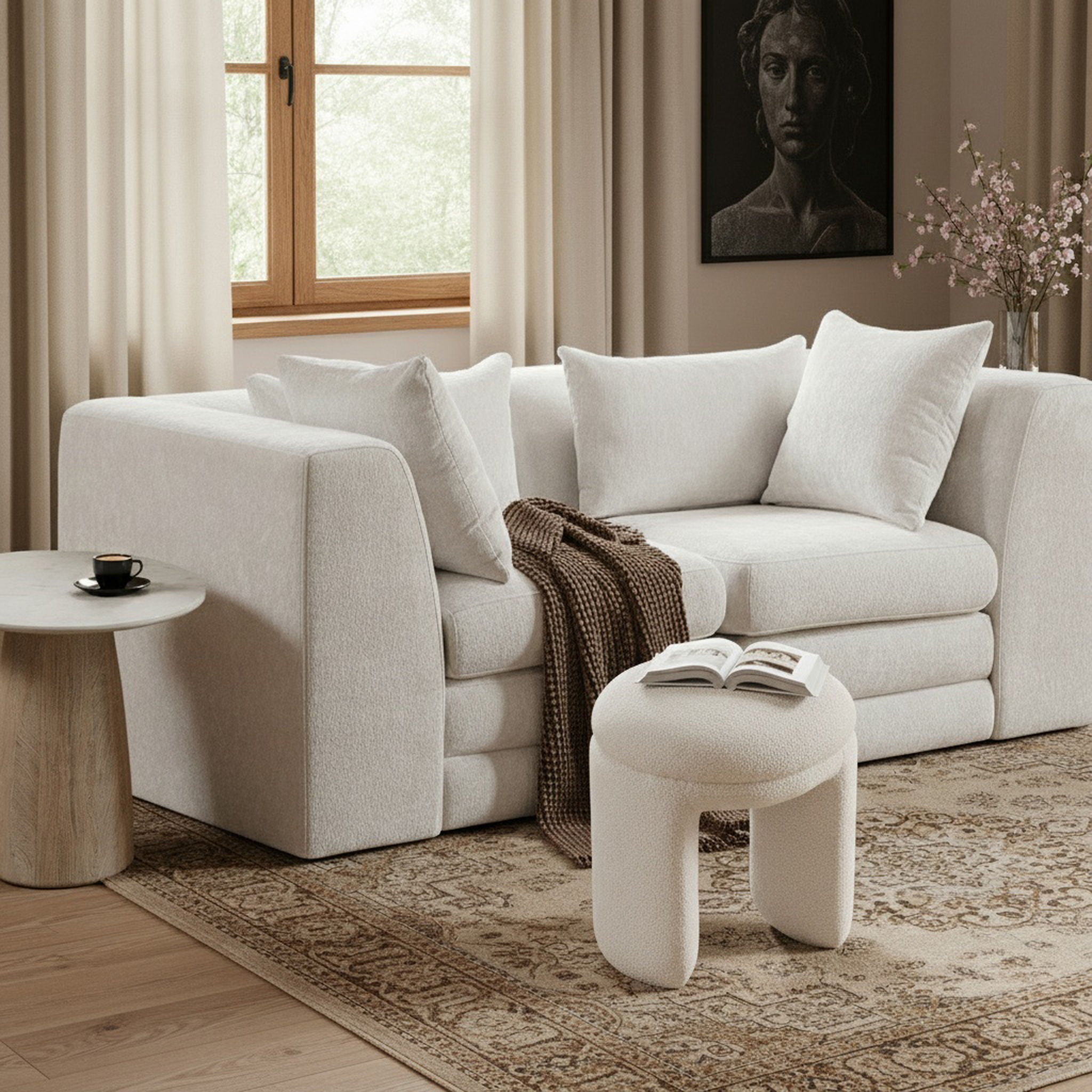 Bowen - Ottoman / Stool - Urban Living Furniture (Los Angeles, CA)