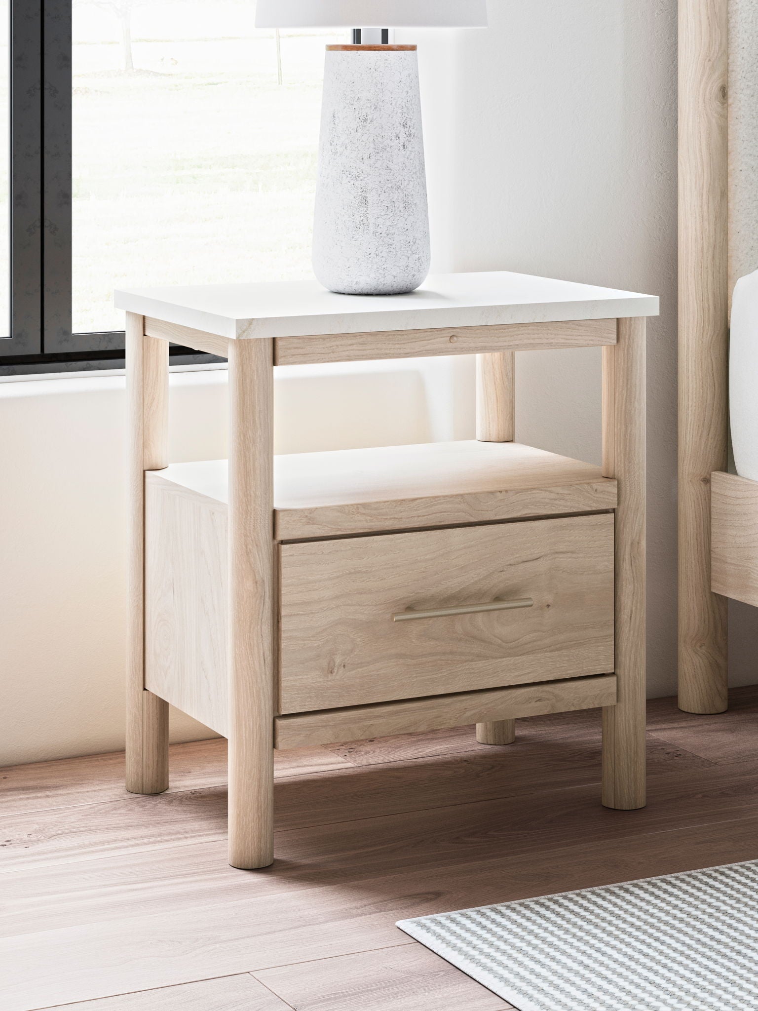 Cadmori - One Drawer Night Stand - Urban Living Furniture (Los Angeles, CA)