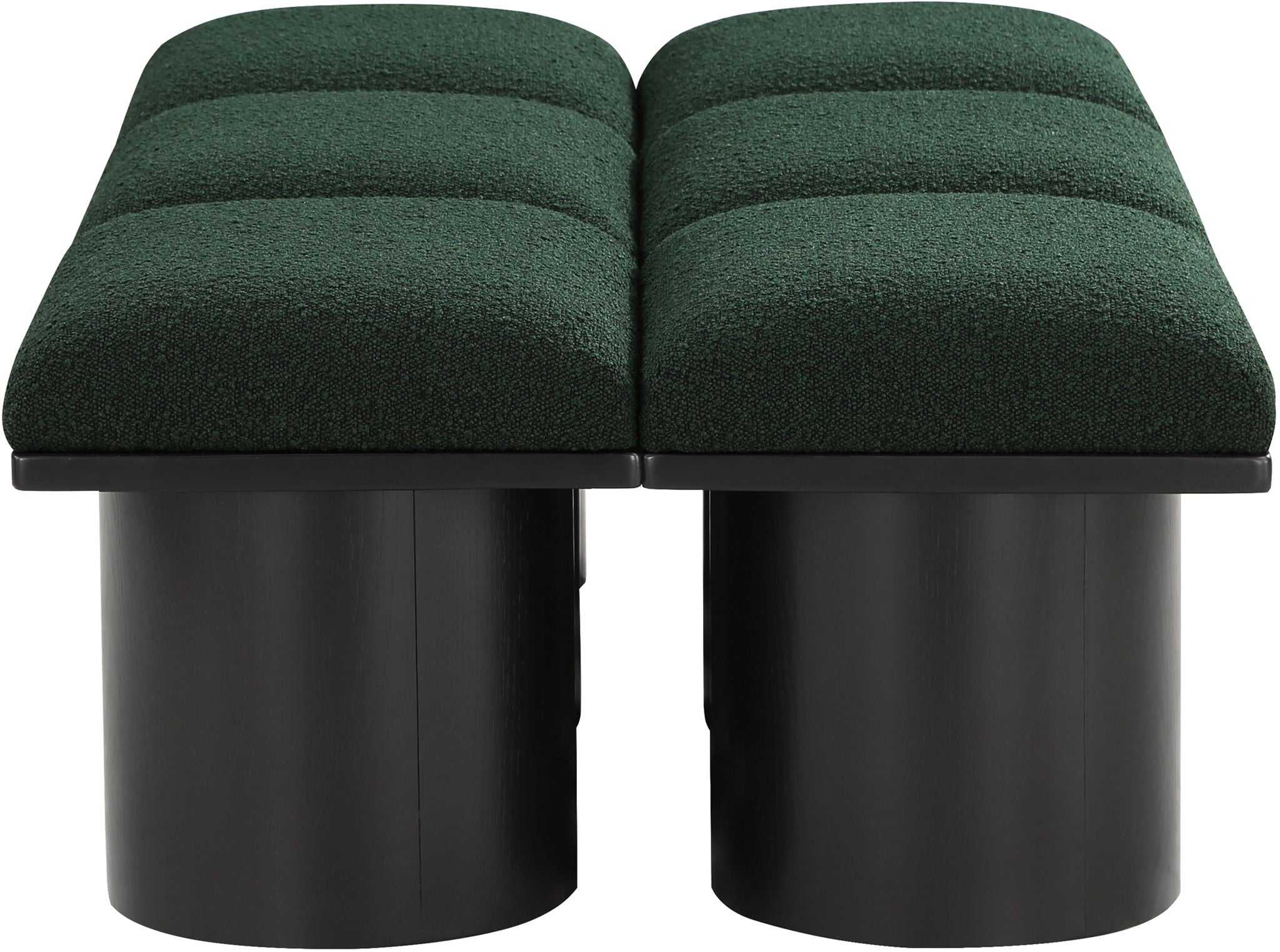 Pavilion - 6 Piece Modular Bench With Black Base