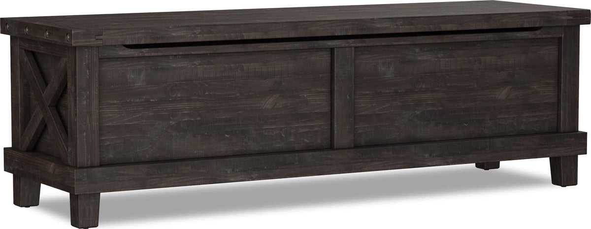 Yosemite - Solid Wood Blanket Box - Cafe