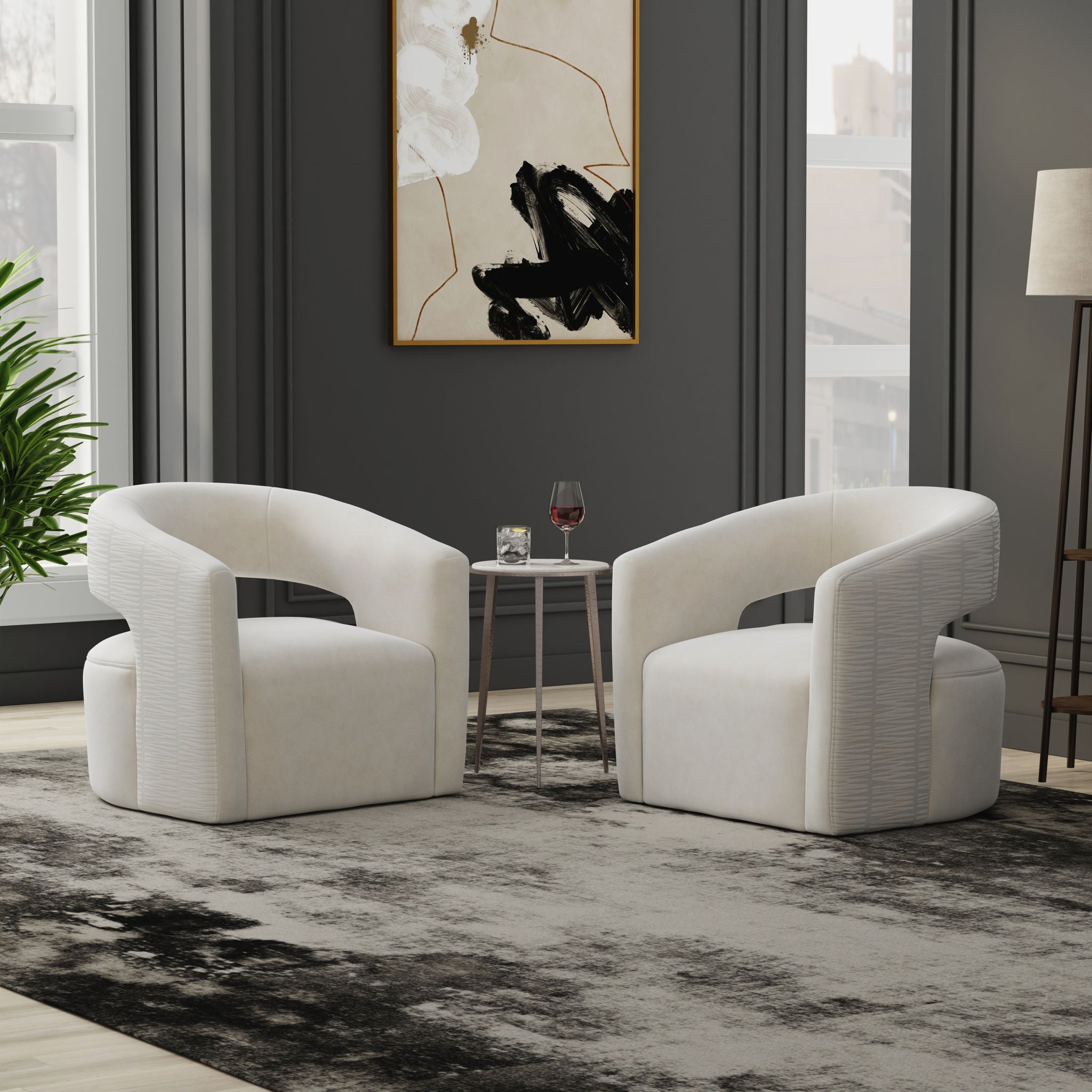 Orbit - Open Back Accent Chair (Set of 2) - Urban Living Furniture (Los Angeles, CA)
